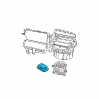 OEM Dodge Avenger Resistor-Blower Motor Diagram - 5191344AA