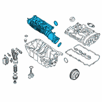 OEM BMW 228i xDrive Gran Coupe INTAKE MANIFOLD SYSTEM Diagram - 11-61-8-655-826