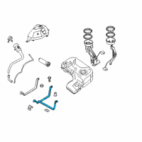 OEM 2003 BMW X5 Holding Strap Left Diagram - 16-11-1-184-542