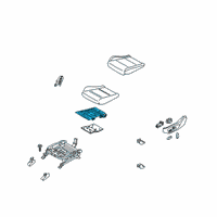 OEM Kia Sportage Heater-Front Seat Cushion Diagram - 88190D9000