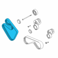 OEM 2001 BMW Z3 Ribbed V-Belt Diagram - 11-28-7-636-379