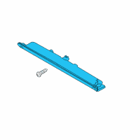 OEM 2017 Ford Focus High Mount Lamp Diagram - 8A6Z-13A613-R