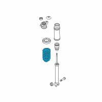 OEM 2021 Kia Sportage Rear Springs Diagram - 55350D9CA0