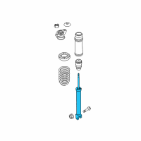 OEM 2018 Kia Sportage Rear Shock Absorber Assembly Diagram - 55311D9130