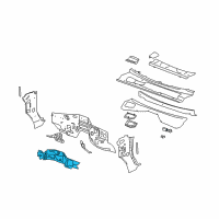 OEM 2005 Hummer H2 Insulator Asm-Dash Panel Diagram - 25946880