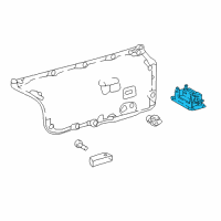 OEM 2019 Lexus UX200 Lamp Assembly, Luggage Compartment Diagram - 81330-11010