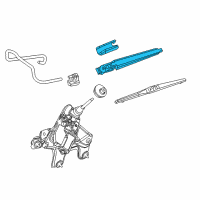 OEM Toyota Highlander Rear Arm Diagram - 85241-0E060