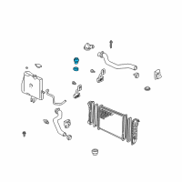 OEM Oldsmobile Toronado Thermostat Asm-Engine Coolant (W/ Gasket) Diagram - 24505924