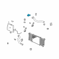 OEM Oldsmobile Intrigue Engine Coolant Outlet Diagram - 12594580