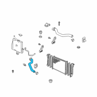 OEM Oldsmobile Intrigue Lower Hose Diagram - 10423132