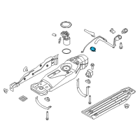 OEM 2019 Ford Transit Connect Filler Hose Clamp Diagram - -W527409-S300