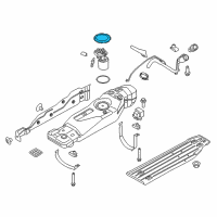 OEM 2010 Ford F-150 Fuel Sender Unit Retainer Ring Diagram - AL3Z-9C385-A