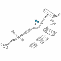 OEM Dodge Dart Bracket-Exhaust Diagram - 68102174AC