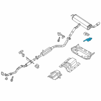 OEM 2017 Jeep Cherokee Bracket-Exhaust Diagram - 5147276AC