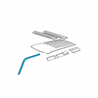 OEM Oldsmobile Bravada Drip Weatherstrip Diagram - 15113130