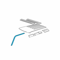 OEM 1999 Oldsmobile Bravada Drip Weatherstrip Diagram - 15113130