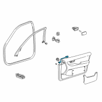 OEM 2006 Lexus LS430 Lamp Assy, Interior Illumination, NO.1 Diagram - 81080-50020