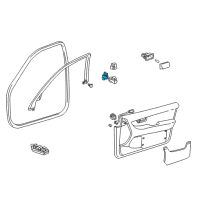 OEM Lexus GX470 Switch Assy, Door Control Diagram - 84930-0E011