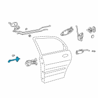 OEM Hyundai XG350 Checker Assembly-Rear Door, RH Diagram - 79490-39400