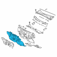 OEM 2019 Toyota Highlander Dash Panel Diagram - 55101-0E051