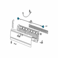 OEM 1998 Ford Ranger Latch Diagram - F37Z-9943151-A