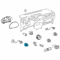 OEM 2014 Toyota Yaris Mode Control Diagram - 55901-52400