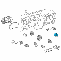 OEM 2016 Toyota Yaris Temperature Switch Diagram - 55903-0D370