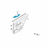 OEM 2008 Kia Rondo Rear Power Window Sub Right Switch Assembly Diagram - 935801D5003W