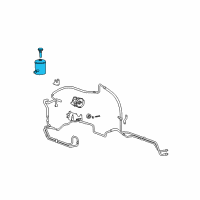 OEM Hyundai Sonata Reservoir Assembly-Power Steering Diagram - 57176-38000