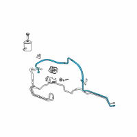 OEM Hyundai Sonata Hose Assembly-Power Steering Oil Pressure Diagram - 57510-3D100