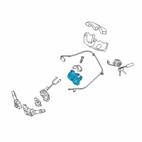 OEM Kia Soul Ignition Lock Cylinder Diagram - 819102K000