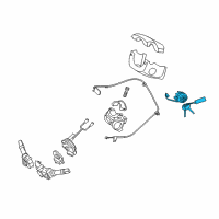 OEM 2011 Kia Soul Ignition Lock Cylinder Diagram - 819002KA00