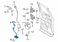 OEM 2021 Ford F-150 LATCH Diagram - ML3Z-18264A00-A