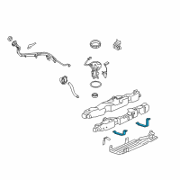 OEM 2002 Ford Explorer Strap Diagram - 6L2Z-9054-B