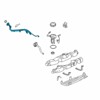 OEM Ford Explorer Filler Tube Diagram - AL2Z-9034-B