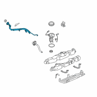 OEM 2008 Mercury Mountaineer Filler Tube Diagram - AL2Z-9034-B