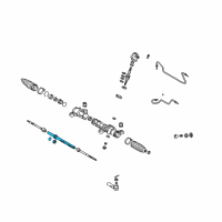 OEM 2006 Pontiac Vibe Rack, Steering Gear Diagram - 88971101