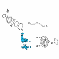 Genuine Toyota Avalon Master Cylinder Assembly diagram