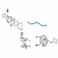 OEM 2022 Toyota Camry Vacuum Hose Diagram - 44773-33180