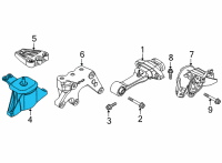 OEM Kia Carnival Bracket Assembly-Engine Diagram - 21810R0100