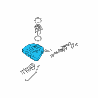 OEM 2010 Nissan Maxima Fuel Tank Assembly Diagram - 17202-ZX20B