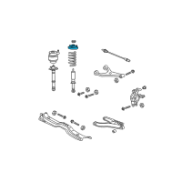 OEM 2005 Lincoln Navigator Upper Mount Diagram - 6L1Z-18A099-DA