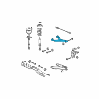 OEM 2005 Ford Expedition Upper Control Arm Diagram - 5L1Z-5500-A