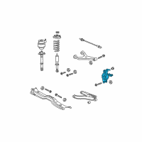 OEM 2006 Ford Expedition Knuckle Diagram - 6L1Z-5A968-A