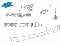 OEM Toyota Mirai Switch Diagram - 84840-28020