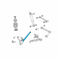 OEM 2012 Jeep Liberty TRACKBAR-Rear Diagram - 52109914AB