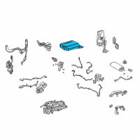 OEM Lexus LS500h Computer, Suspension Diagram - 89293-50320