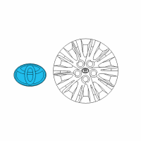 OEM Toyota Camry Ornament Diagram - 42603-08030