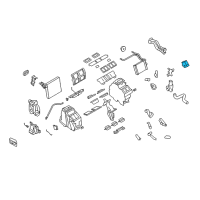 OEM Infiniti Mode Actuator Assembly Diagram - 27731-EG000