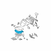 OEM 2007 Toyota Sienna Seat Cushion Pad Diagram - 79235-08020